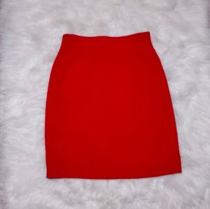 Vintage Tempo Paris cherry red skirt